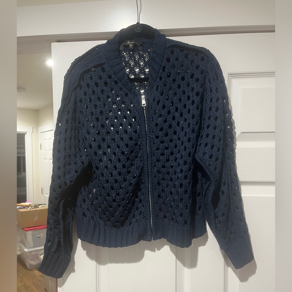 Joie Midnight Blue Knit Cardigan